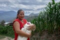 Woman with a baby