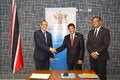 Dr Gabriel Vivas Francesconi  -  PAHO/WHO Representative for Trinidad and Tobago and the Dutch Caribbean Islands, Dr. the Honourable Lackram Bodoe - Minister of Health, Dr. the Honourable Rishad Seecheran - Minister in the Ministry of Health 