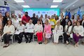 Ministra de Salud y Representante con primer grupo de jefes regionales de salud