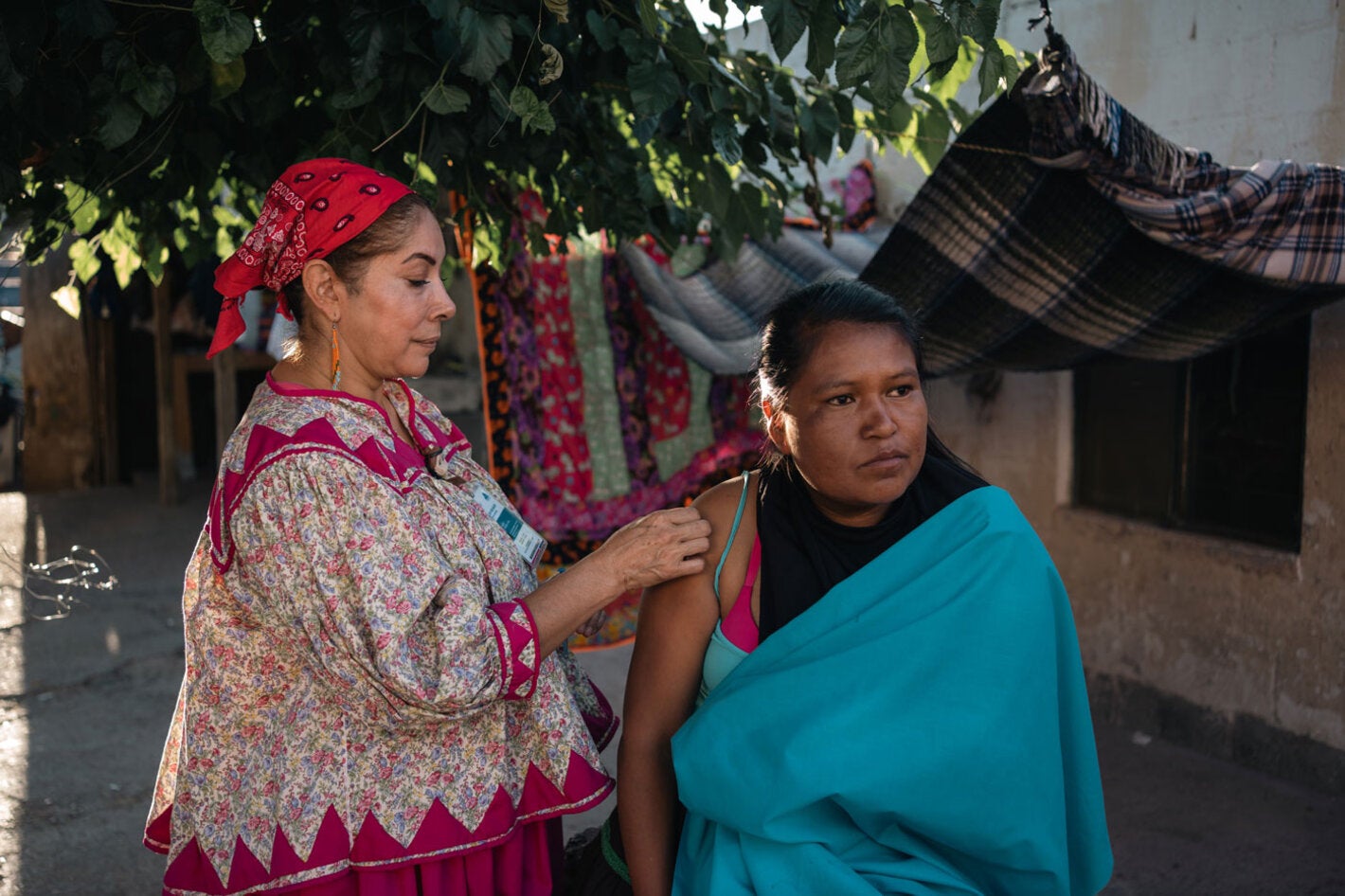 Nurse Julia visiting remote villages